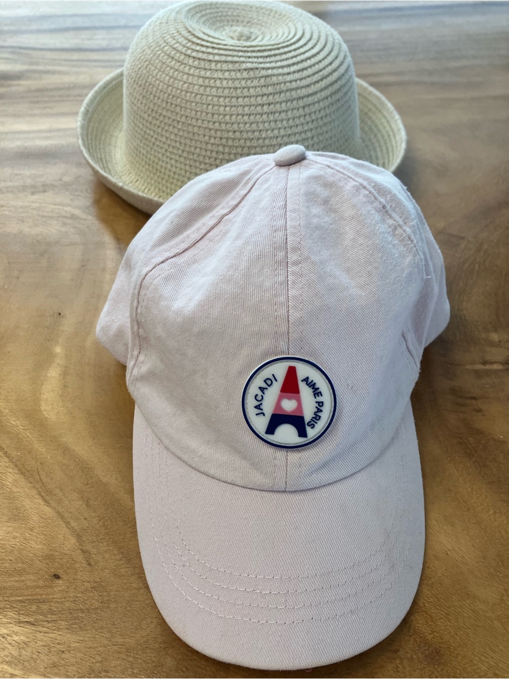 Jacadi pink cap & bonus sun hat ☀️